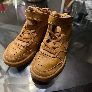 Nike Kids Tan High-Top Sneakers